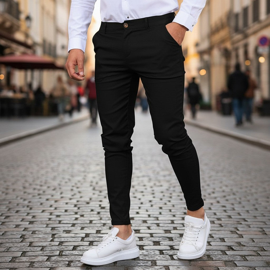 Men's Trousers - Slim Fit - Tapered Leg - Smart Casual