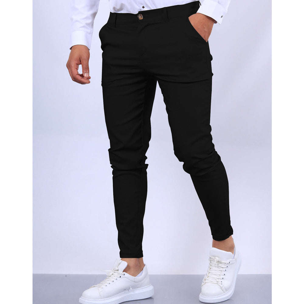 Men's Trousers - Slim Fit - Tapered Leg - Smart Casual